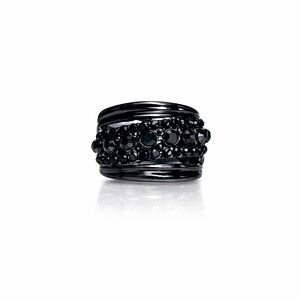 ⚜️ Mortisiá Vamp Style Black Statement Ring